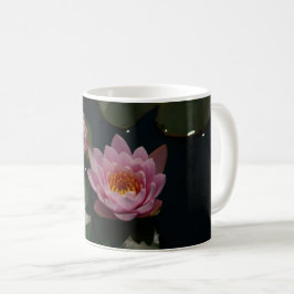 Rosa näckrosor kaffemugg
