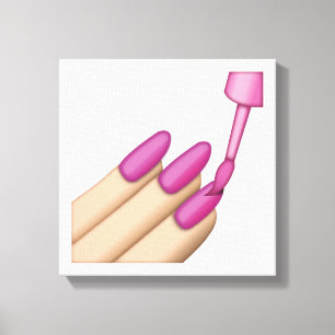 Rosa Nagel polska - Emoji Canvastryck