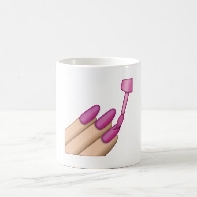 Rosa Nagel polska - Emoji Kaffemugg (Center)