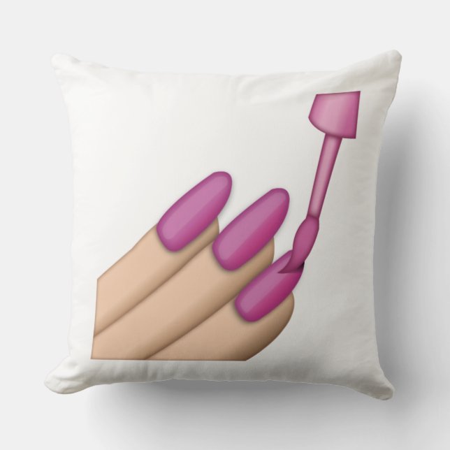 Rosa Nagel polska - Emoji Kudde (Framsida)