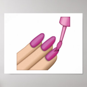 Rosa Nagel polska - Emoji Poster