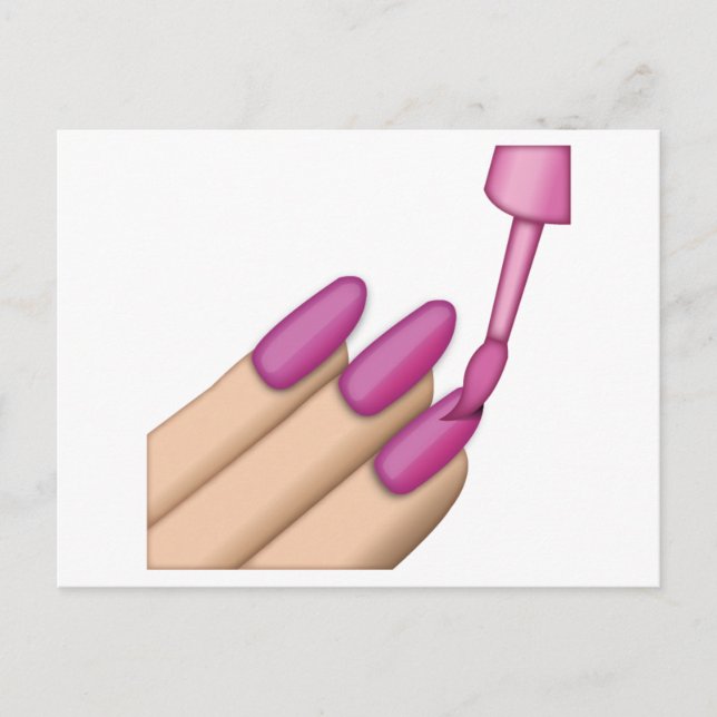 Rosa Nagel polska - Emoji Vykort (Framsida)