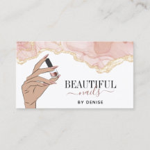  rosa nagelsalonist, nagel tekniker