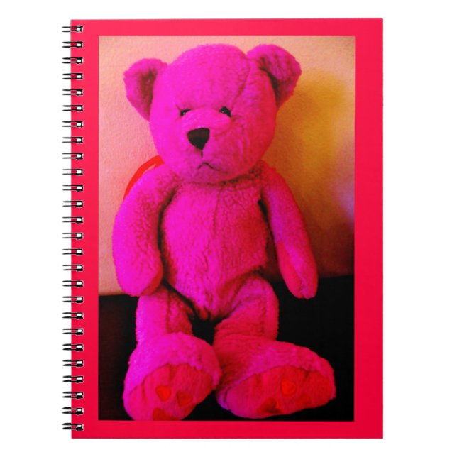 Rosa Nalle Anteckningsbok (Framsidan)