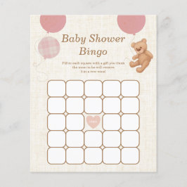 Rosa Nalle Baby Shower Bingo Game