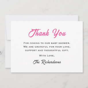 Rosa Nalle Baby Shower New Chapter Storybook Tack Kort