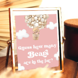 Rosa Nalle Ballogs anger hur många päron Poster