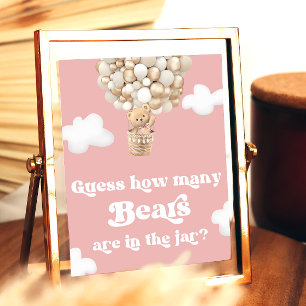 Rosa Nalle Ballogs anger hur många päron Poster