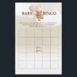 Rosa Nalle BINGO Baby Shower Games Flygblad<br><div class="desc">Den här Rosa Nallen BINGO Baby Shower Games är perfekt att vara värd vid din babydusch!</div>