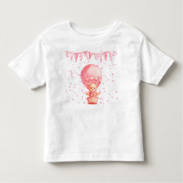 Rosa Nalle-bubblor T Shirt