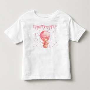 Rosa Nalle-bubblor T Shirt