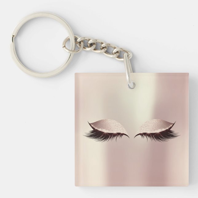 Rosa Namn  Girly Makeup Lash Namn Öga (Framsidan)