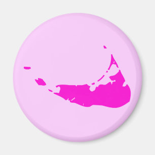 Rosa Nantucket ö Magnet