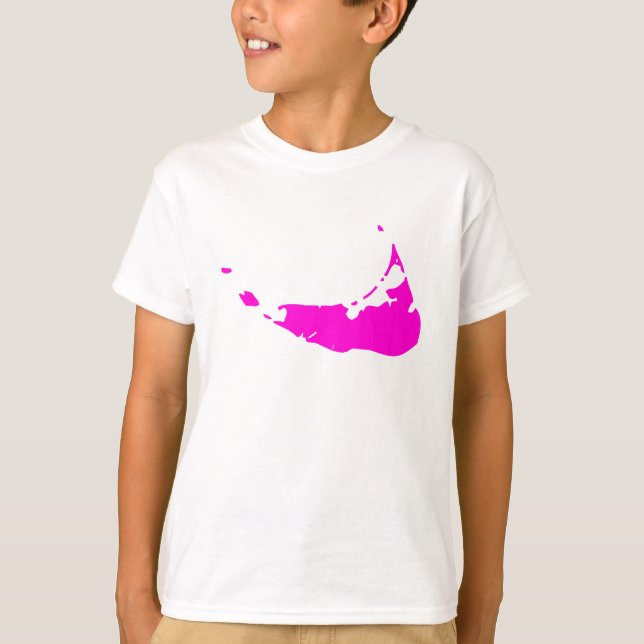 Rosa Nantucket T-shirt (Framsida)