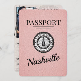 Rosa Nashville Passport Spara datum Spara Datumet