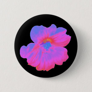 Rosa Nasturtium Button Knapp