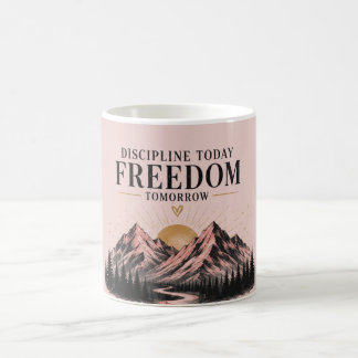 Rosa Natur Motiverande Kaffemugg