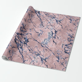 Rosa Navy Blue  Presentpapper