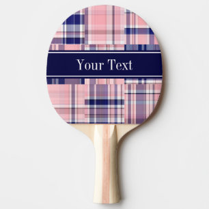 Rosa Navy Whp Preppy Patchwork Madras N Monogram Pingisracket