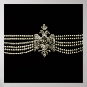 Rosa Necklace ~ Skriv ut/Poster Poster