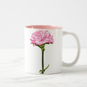 Rosa nejlika Två-Tonad mugg