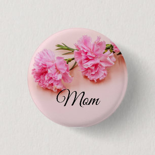 Rosa nejlikblommor Mors dag mamma på rosan Knapp