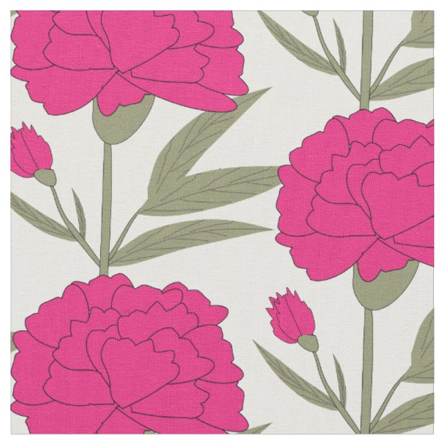 Rosa nejlikor tyg (Närbild)