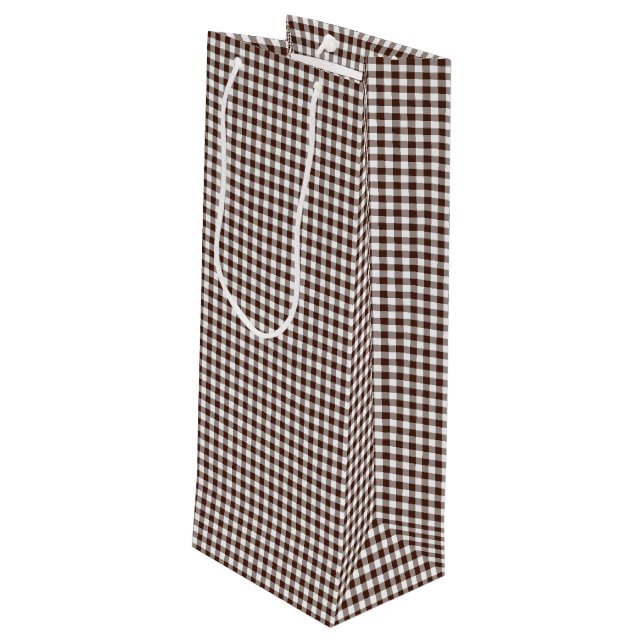 Rosa-Neon-Brown Coll.-GINGHAM 05-VIN GIFT BAG (Baksidan Vinklad)