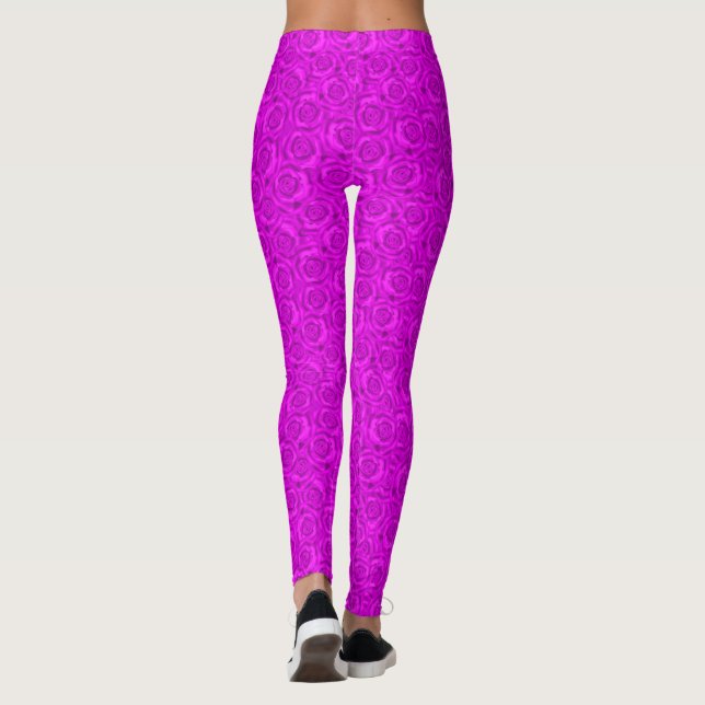 Rosa neon leggings (Baksida)