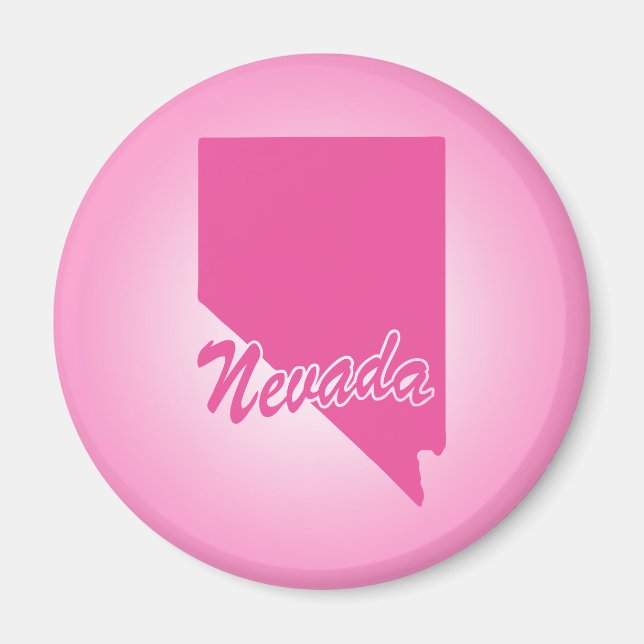 Rosa Nevada-magnet Magnet (Framsidan)