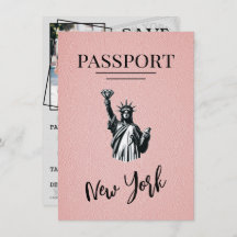 Rosa New York City Passport Spara datum