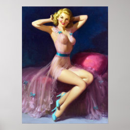 Rosa Nighty Pin Up Poster