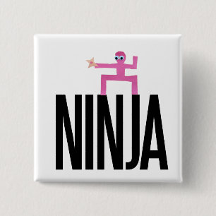 Rosa Ninja Knapp