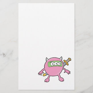 rosa ninja monster brevpapper