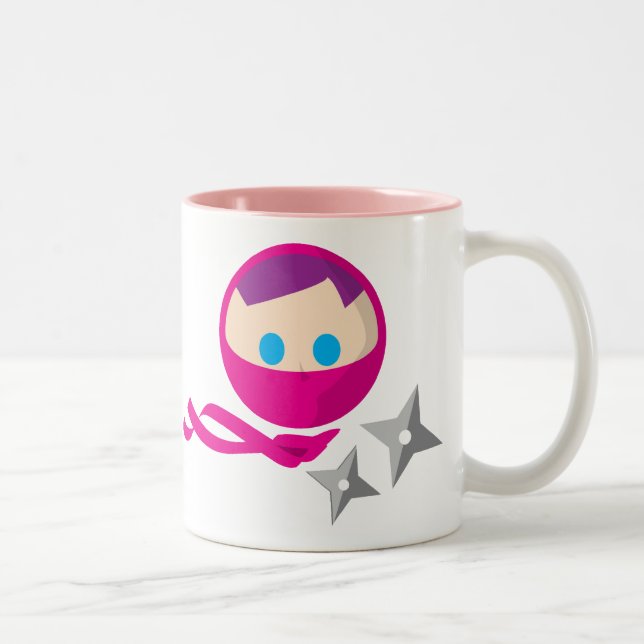 Rosa Ninja mugg (Höger)