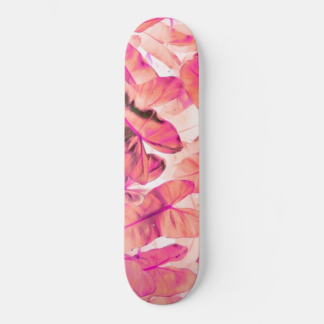 Rosa Nirvana Mini Skateboard Bräda 18,5 Cm (Framsida)