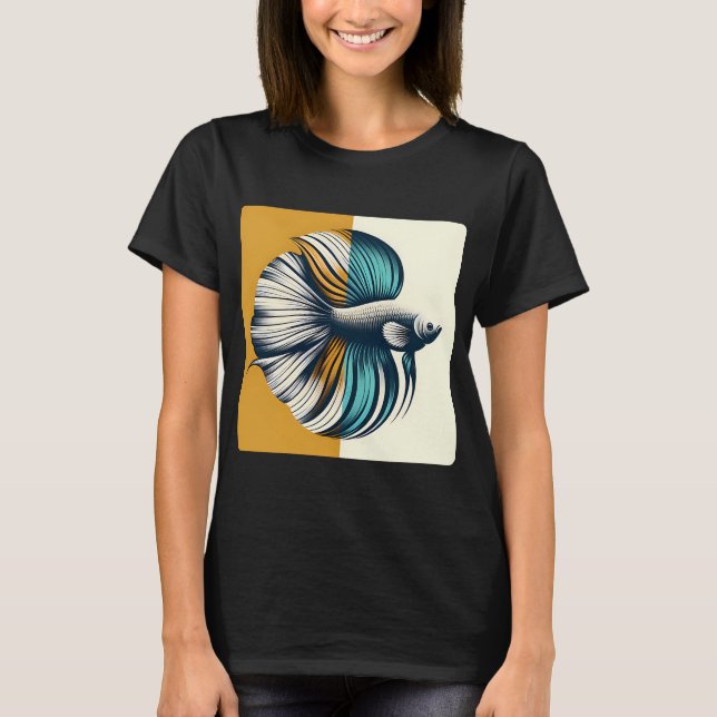 Rosa Nissöga (Hane) T Shirt (Framsida)