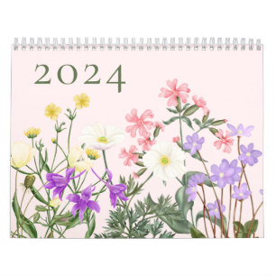 Rosa Nordens Wildblomkalender Kalender