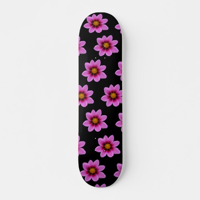 Rosa Northwest Cosmos Flower Skateboard Bräda 19,5 Cm (Framsida)
