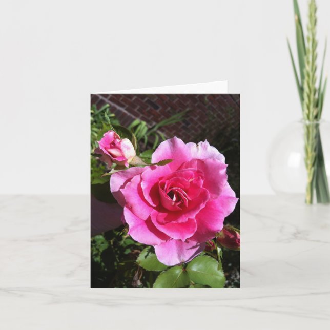 Rosa Notecards Helgkort (Framsida)
