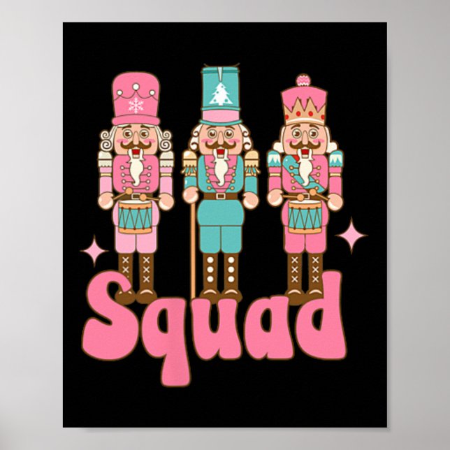 Rosa nötknäppareskvadron I Min Nötknäpparera Jul Poster (Framsidan)