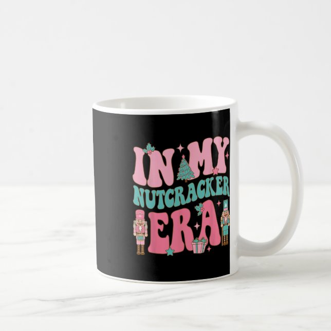 Rosa nötkracker-trupp i min muskler-era-rosa kaffemugg (Höger)