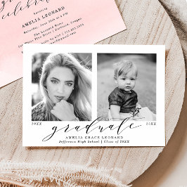 Rosa | Nu och sedan Photo Studentfest Inbjudningar