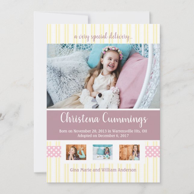 Rosa Nursery Rand Antagningsmeddelande om antagand Meddelande (Framsida)