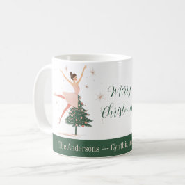 Rosa Nutcracker Ballerina Kaffemugg