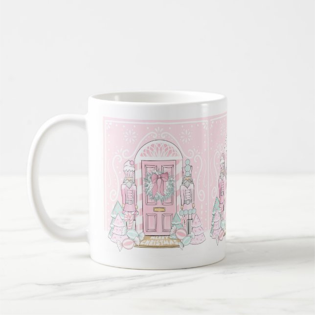 Rosa Nutcracker Door Mugg (Vänster)