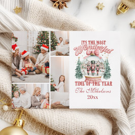 Rosa Nutcracker jul 4 Photo Wonderland Gl Julkort