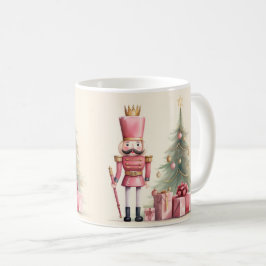 Rosa Nutcracker jul Mugg