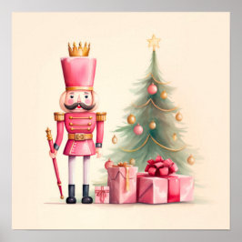 Rosa Nutcracker - julklapp Poster