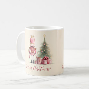 Rosa Nutcracker-skript jul Mugg
